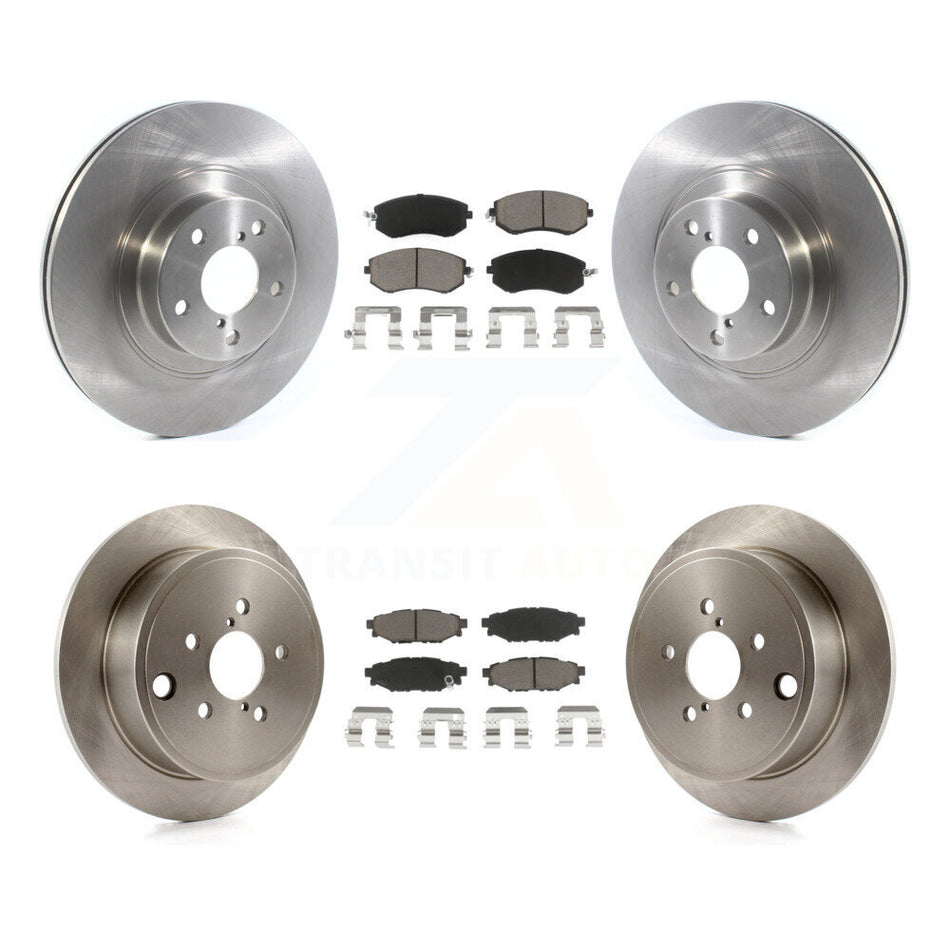 Front Rear Disc Brake Rotors And Ceramic Pads Kit For Subaru Impreza Outback Forester Legacy K8C-100916