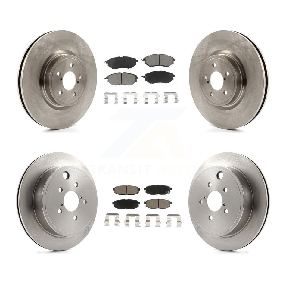 Front Rear Disc Brake Rotors And Ceramic Pads Kit For Subaru Outback Legacy K8C-100921