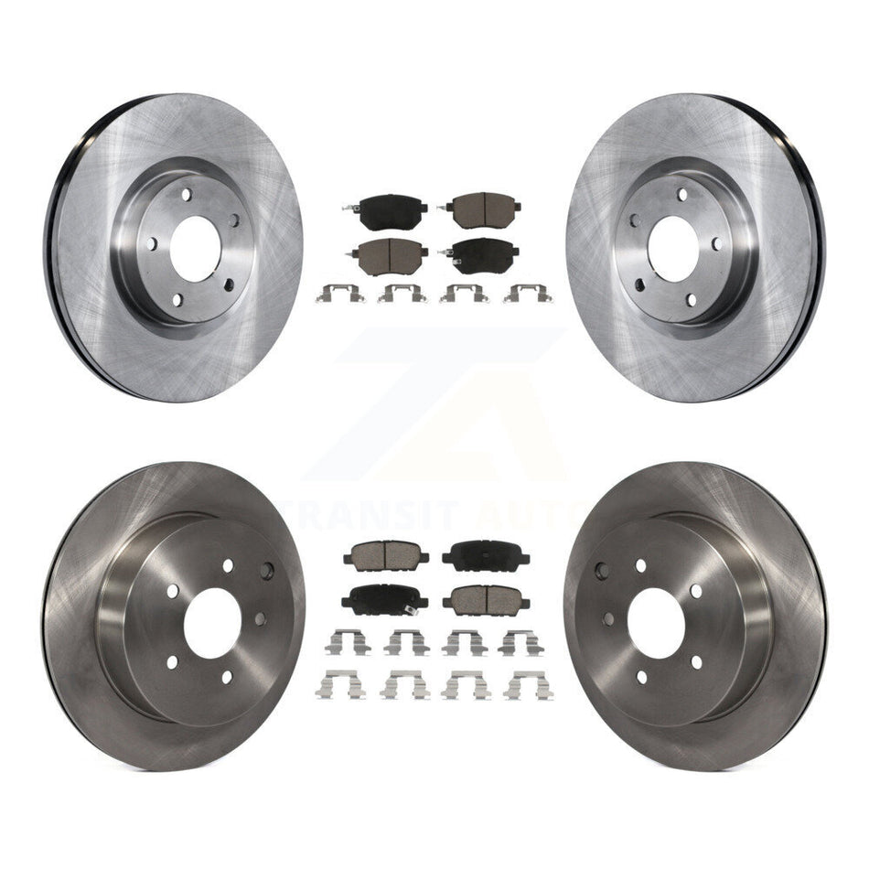 Front Rear Disc Brake Rotors And Ceramic Pads Kit For Nissan Murano INFINITI FX35 FX45 K8C-100978