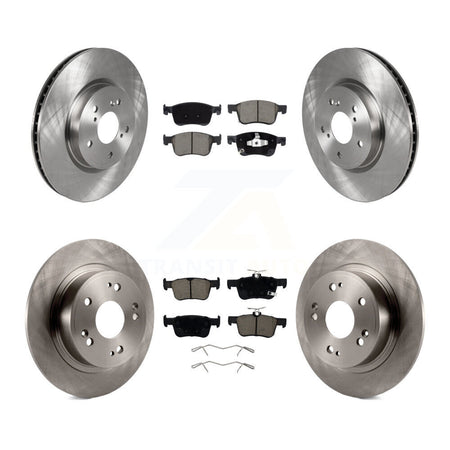Front Rear Disc Brake Rotors And Ceramic Pads Kit For Honda Accord K8C-100986