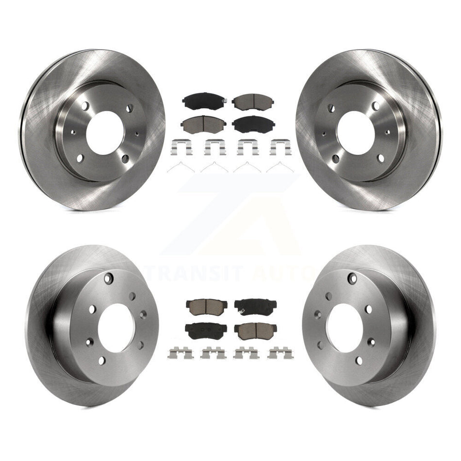 Front Rear Disc Brake Rotors And Ceramic Pads Kit For Hyundai Sonata Kia Optima Magentis K8C-101005