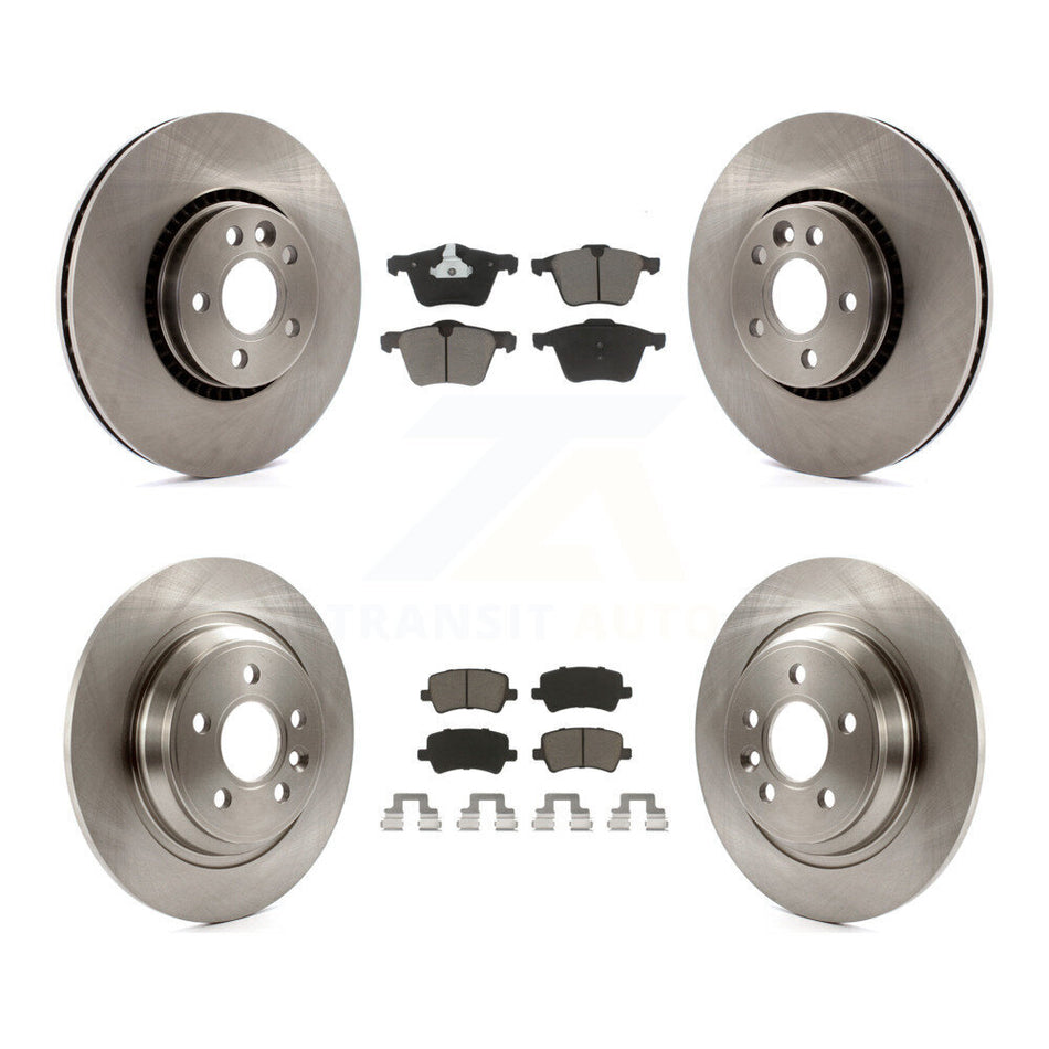 Front Rear Disc Brake Rotors And Ceramic Pads Kit For Volvo S60 V60 Cross Country V70 K8C-101013