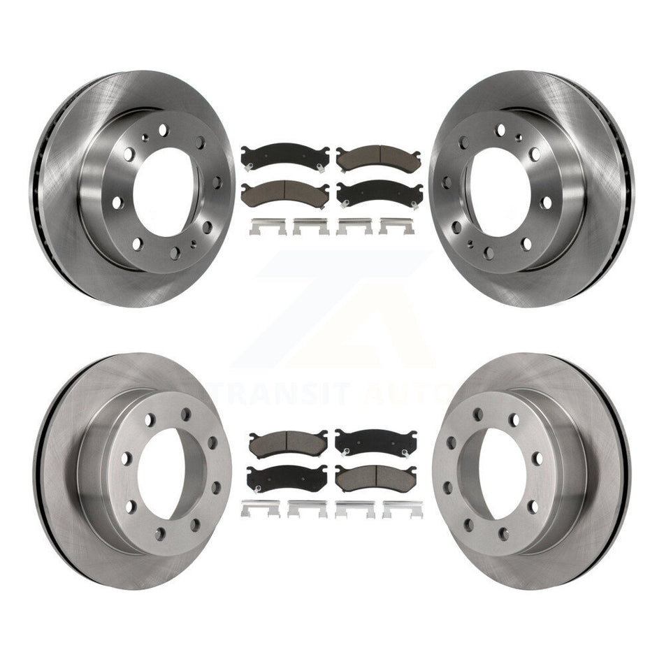 Front Rear Disc Brake Rotors And Ceramic Pads Kit For Chevrolet Silverado 2500 HD GMC Sierra 3500 Classic Suburban Yukon XL Avalanche K8C-101035