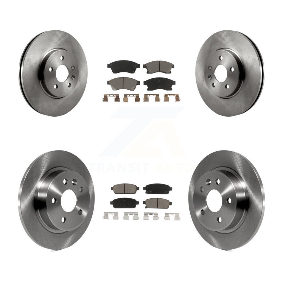 Front Rear Disc Brake Rotors And Ceramic Pads Kit For Chevrolet Buick Encore Trax Sonic K8C-101050