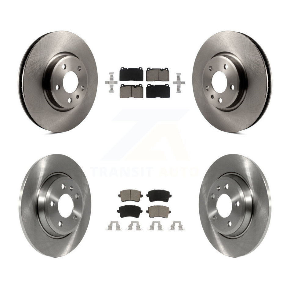 Front Rear Disc Brake Rotors And Ceramic Pads Kit For Audi Q5 K8C-101065