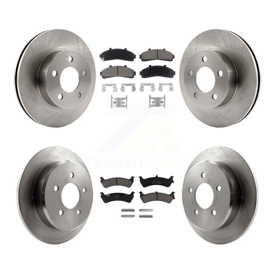 Front Rear Disc Brake Rotors And Ceramic Pads Kit For Ford Ranger Explorer Mercury Mountaineer K8C-101087