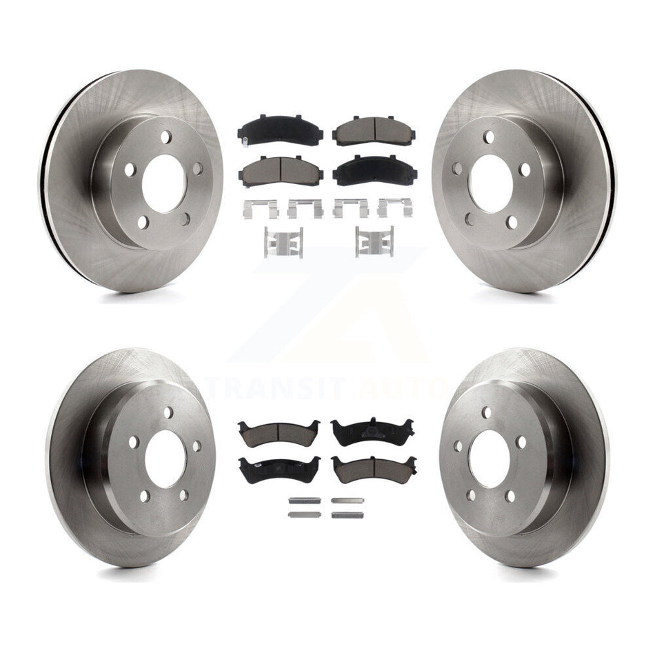 Front Rear Disc Brake Rotors And Ceramic Pads Kit For Ford Ranger Explorer Mercury Mountaineer K8C-101087