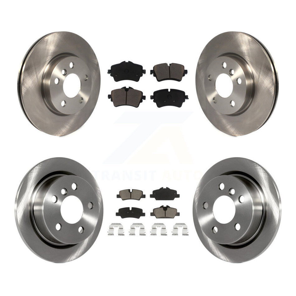 Front Rear Disc Brake Rotors And Ceramic Pads Kit For Mini Cooper K8C-101098