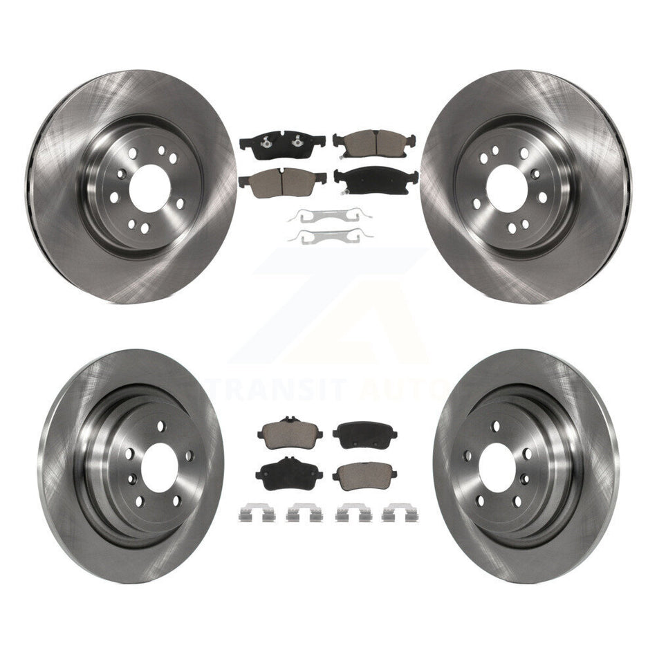 Front Rear Disc Brake Rotors And Ceramic Pads Kit For Mercedes-Benz ML350 GLE350 ML250 GLE300d K8C-101189