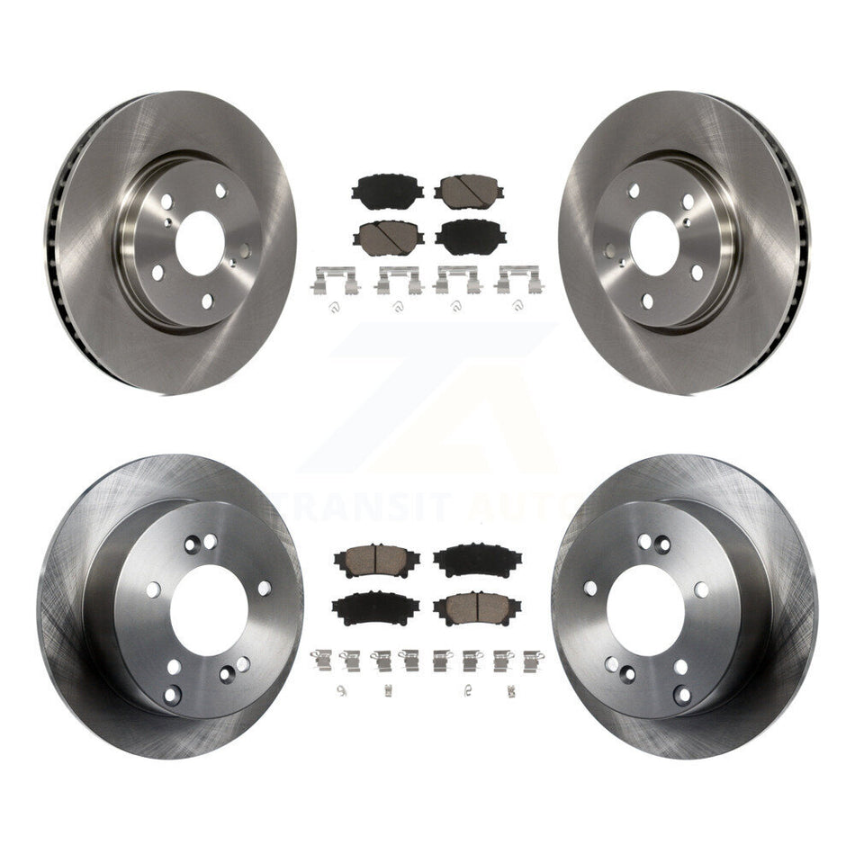 Front Rear Disc Brake Rotors And Ceramic Pads Kit For Lexus IS250 K8C-101194
