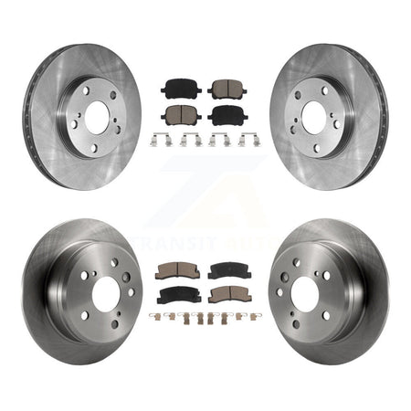Front Rear Disc Brake Rotors And Ceramic Pads Kit For Toyota Camry Solara Lexus ES300 K8C-101234