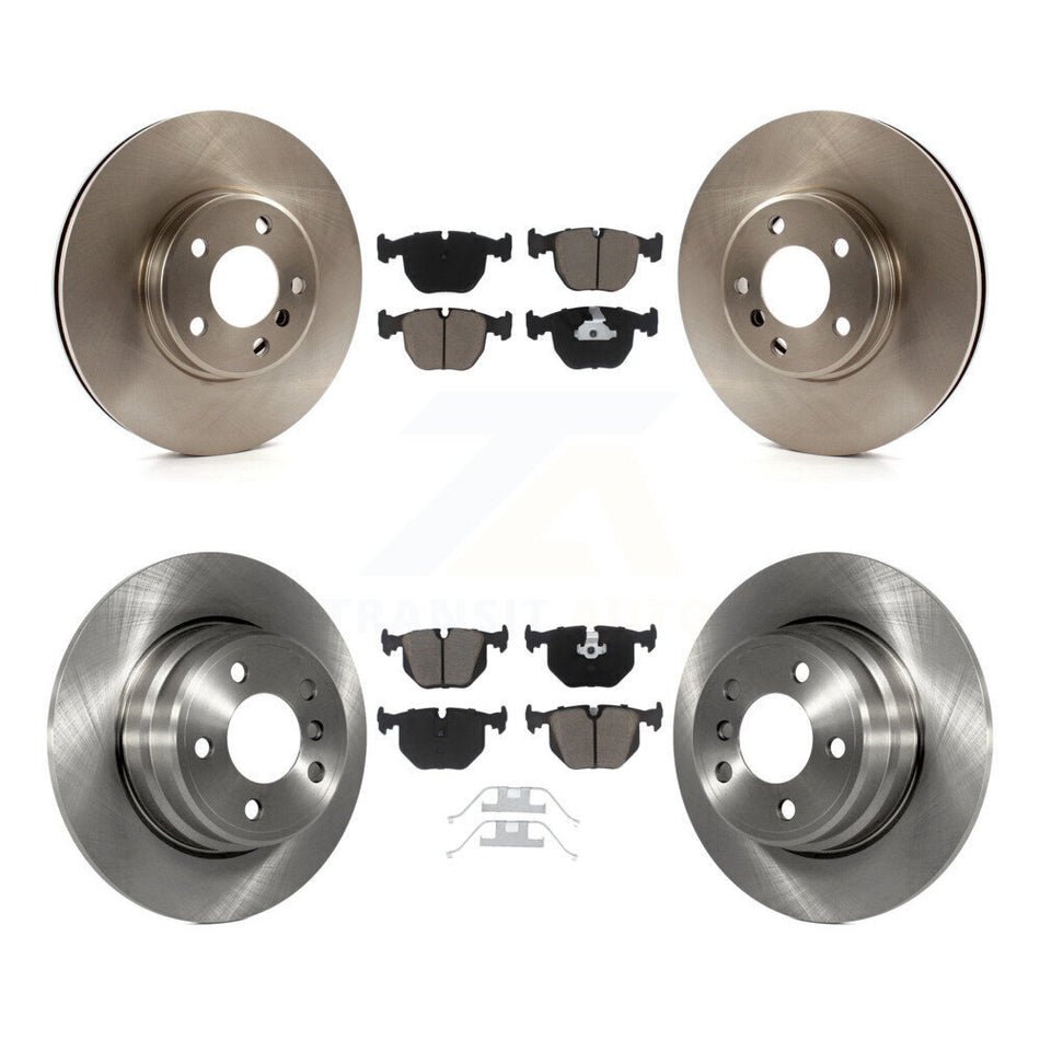 Front Rear Disc Brake Rotors And Ceramic Pads Kit For BMW X5 K8C-101247
