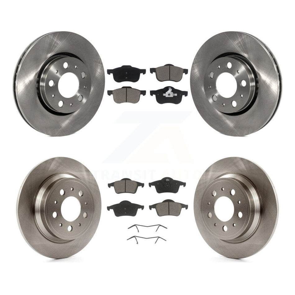 Front Rear Disc Brake Rotors And Ceramic Pads Kit For Volvo S60 V70 XC70 S80 K8C-101271