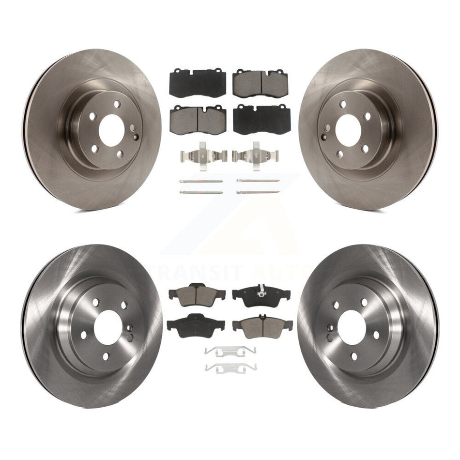 Front Rear Disc Brake Rotors And Ceramic Pads Kit For Mercedes-Benz S550 SL550 S600 CL550 S400 S350 CL600 S450 K8C-101274
