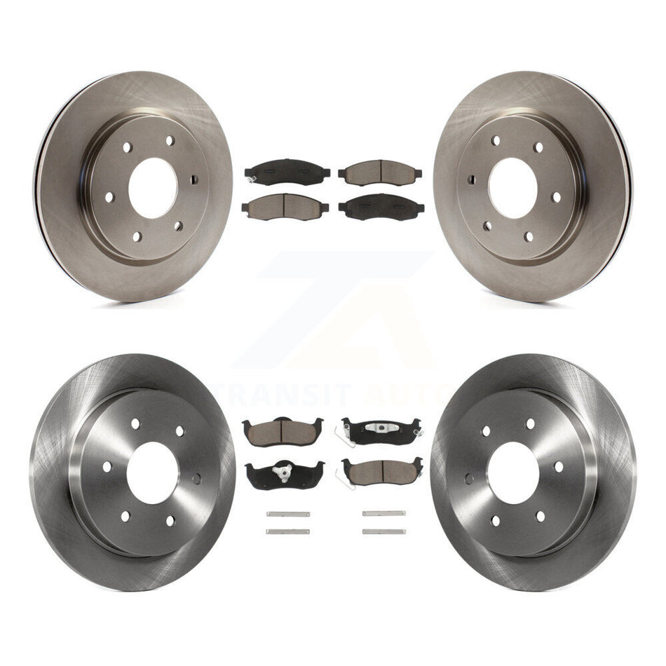 Front Rear Disc Brake Rotors And Ceramic Pads Kit For Nissan TITAN Armada INFINITI QX56 K8C-101276