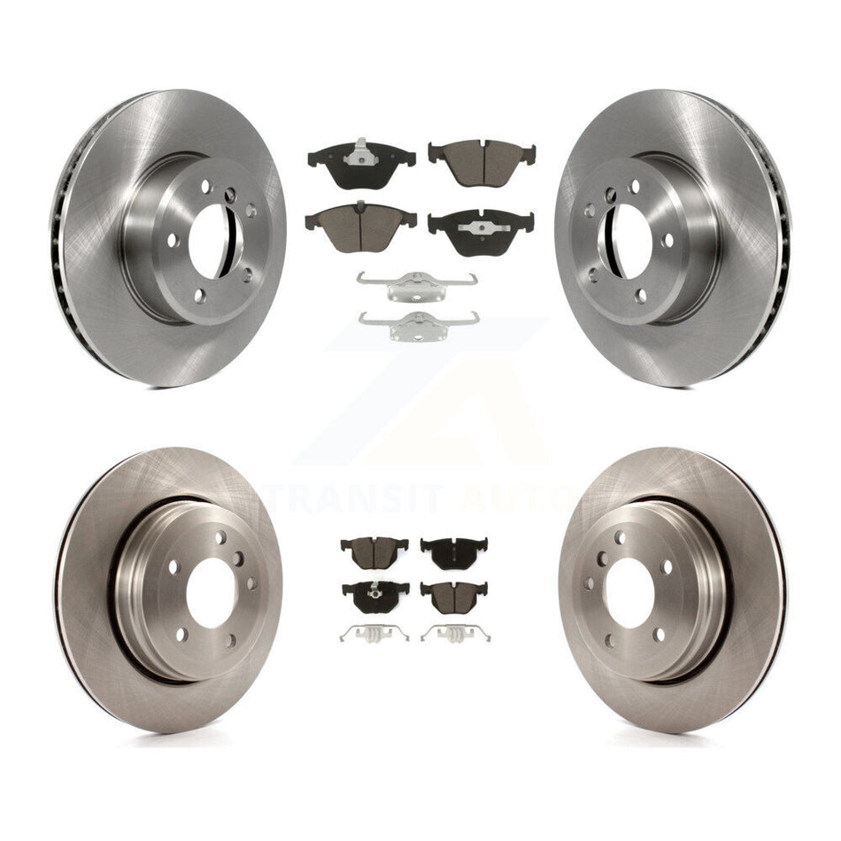 Front Rear Disc Brake Rotors And Ceramic Pads Kit For BMW 530i 525i 528i K8C-101289