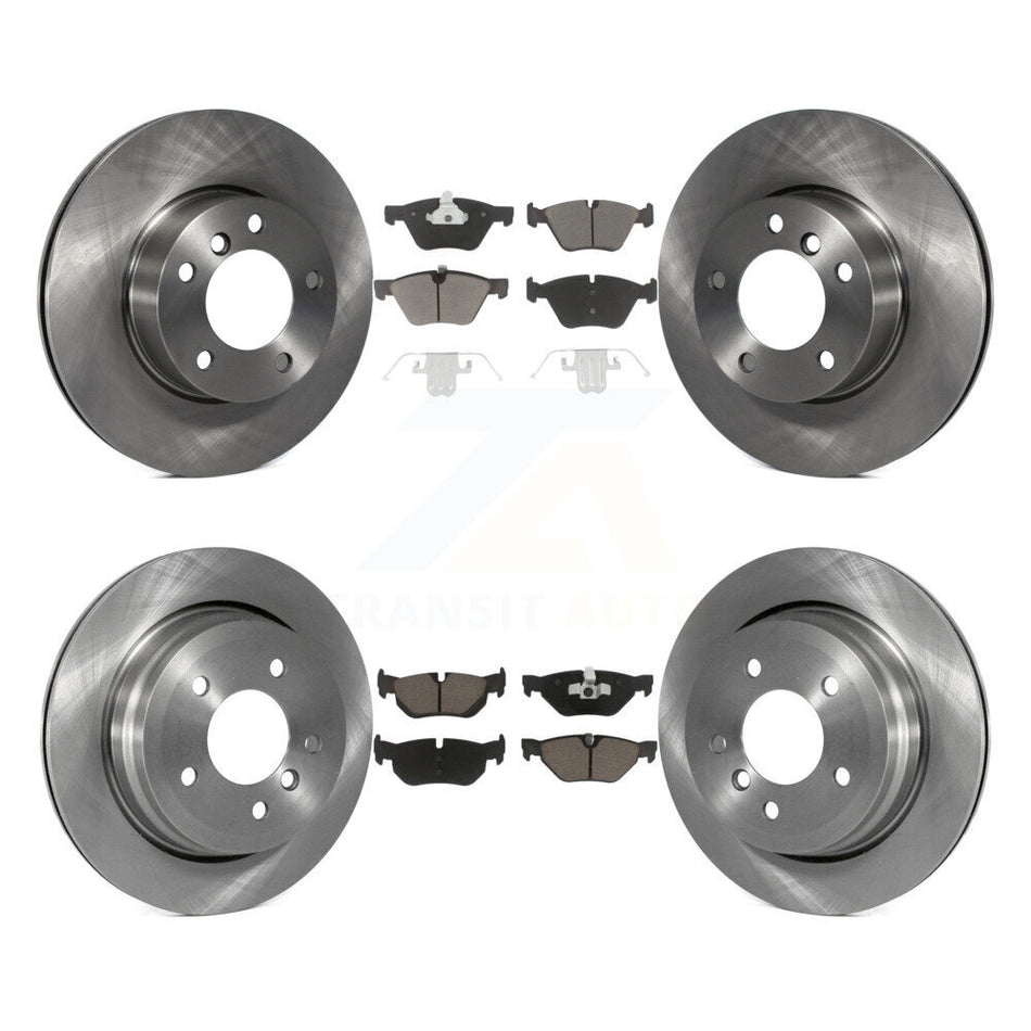 Front Rear Disc Brake Rotors And Ceramic Pads Kit For BMW 328i 328xi 325xi K8C-101293