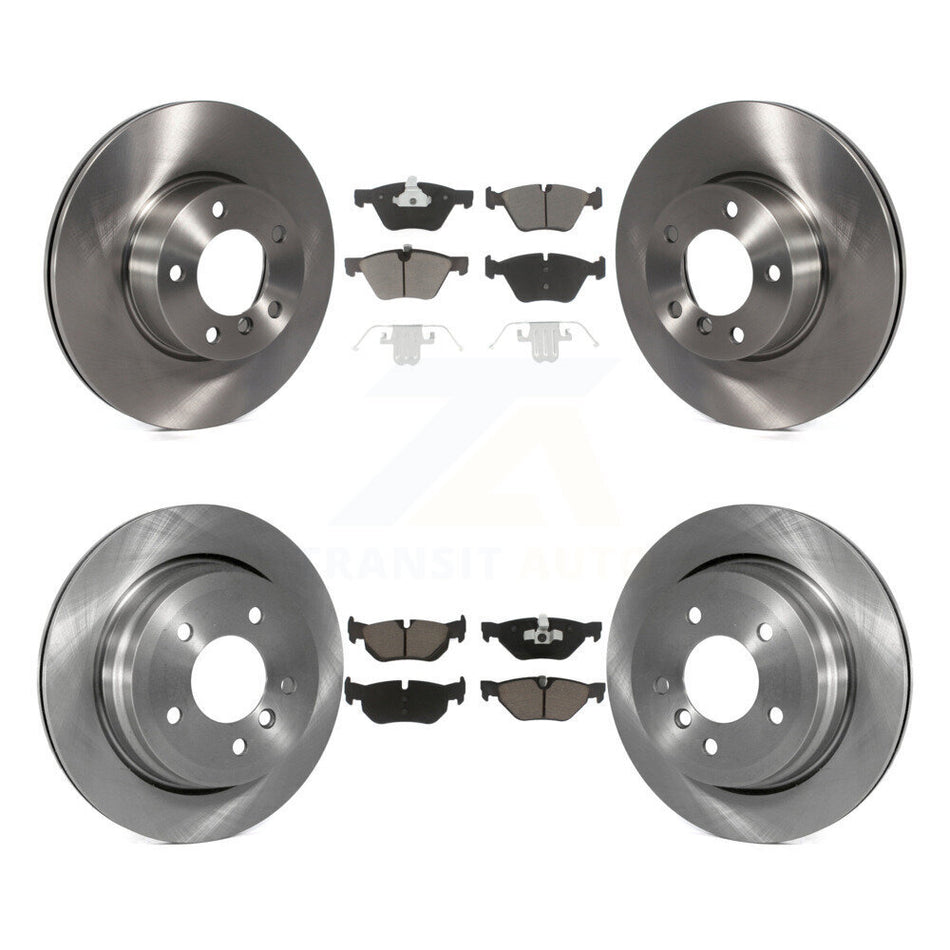 Front Rear Disc Brake Rotors And Ceramic Pads Kit For 2008 BMW 328xi To 08 07 K8C-101297