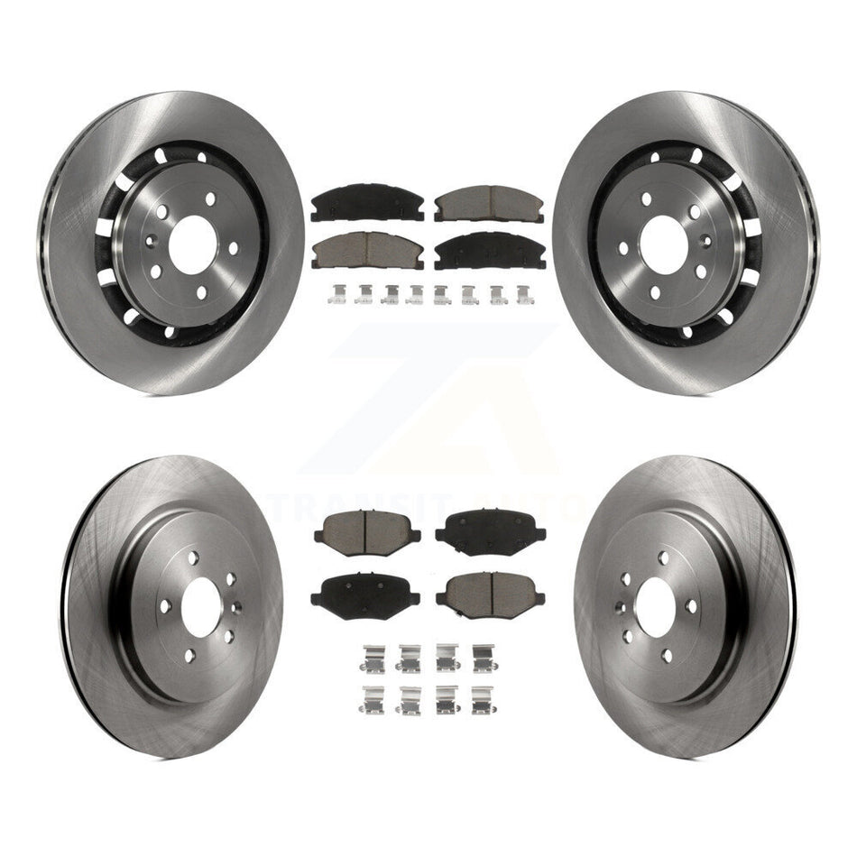 Front Rear Disc Brake Rotors And Ceramic Pads Kit For Ford Explorer Taurus Flex Police Interceptor Sedan Lincoln MKS Special Service K8C-101300