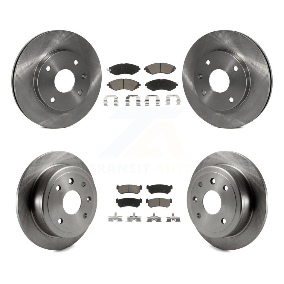 Front Rear Disc Brake Rotors And Ceramic Pads Kit For Suzuki Forenza Reno Chevrolet Optra K8C-101328