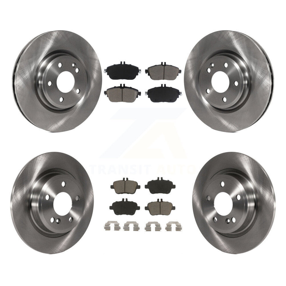 Front Rear Disc Brake Rotors And Ceramic Pads Kit For Mercedes-Benz GLA250 CLA250 INFINITI QX30 K8C-101350