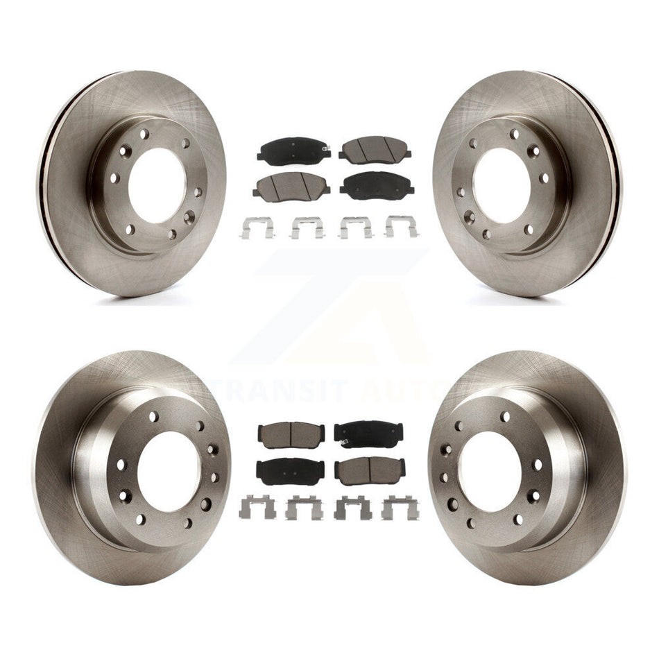 Front Rear Disc Brake Rotors And Ceramic Pads Kit For Kia Sedona Hyundai Entourage To 04/27/06 K8C-101380