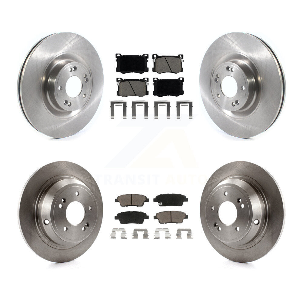 Front Rear Disc Brake Rotors And Ceramic Pads Kit For Hyundai Genesis G80 Kia K900 3.8L K8C-101391