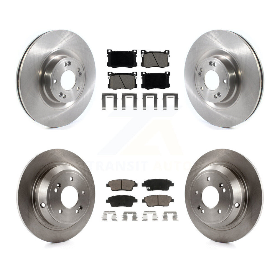 Front Rear Disc Brake Rotors And Ceramic Pads Kit For Hyundai Genesis G80 Kia K900 3.8L K8C-101391