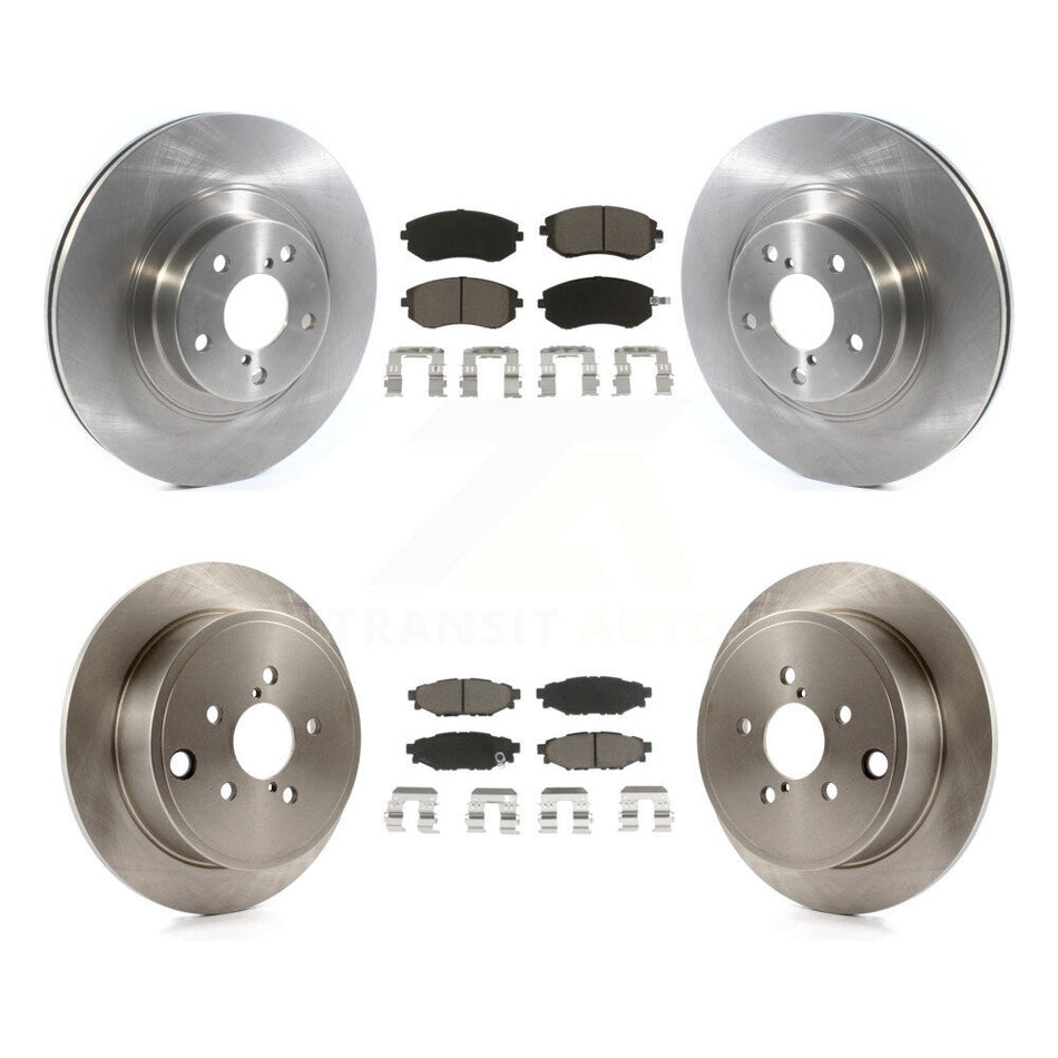 Front Rear Disc Brake Rotors And Ceramic Pads Kit For Subaru Outback Forester Impreza Legacy K8C-101395
