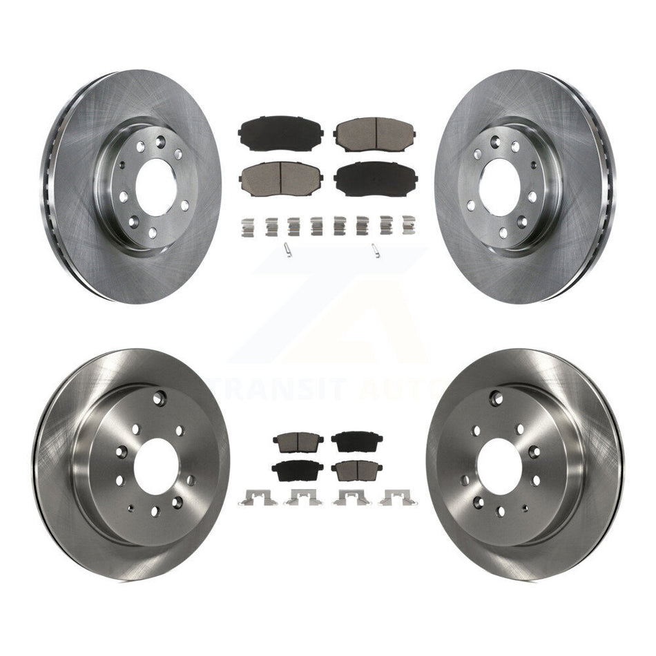 Front Rear Disc Brake Rotors And Ceramic Pads Kit For Ford Edge Mazda CX-7 Lincoln MKX K8C-101426