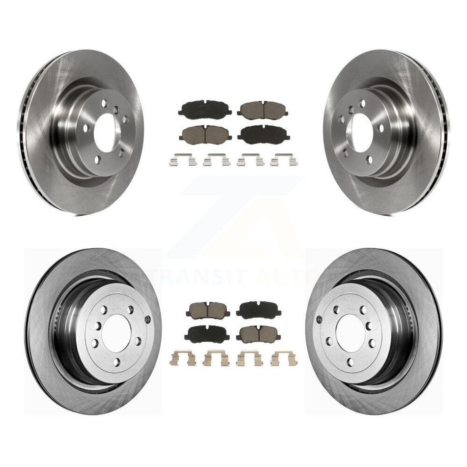 Front Rear Disc Brake Rotors And Ceramic Pads Kit For 2006-2009 Land Rover Range Naturally Aspirated K8C-101490