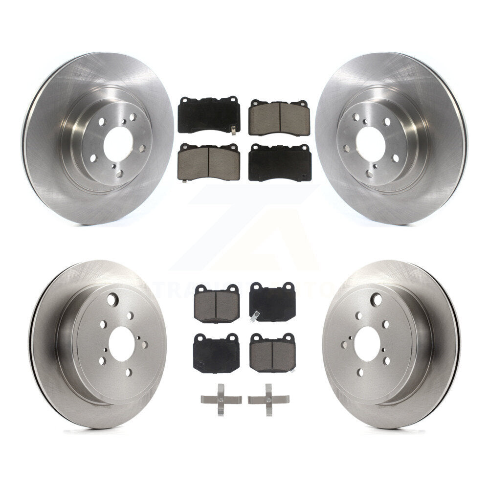 Front Rear Disc Brake Rotors And Ceramic Pad Kit For 2019 Toyota 86 Without Brembo Brakes K8C-101560
