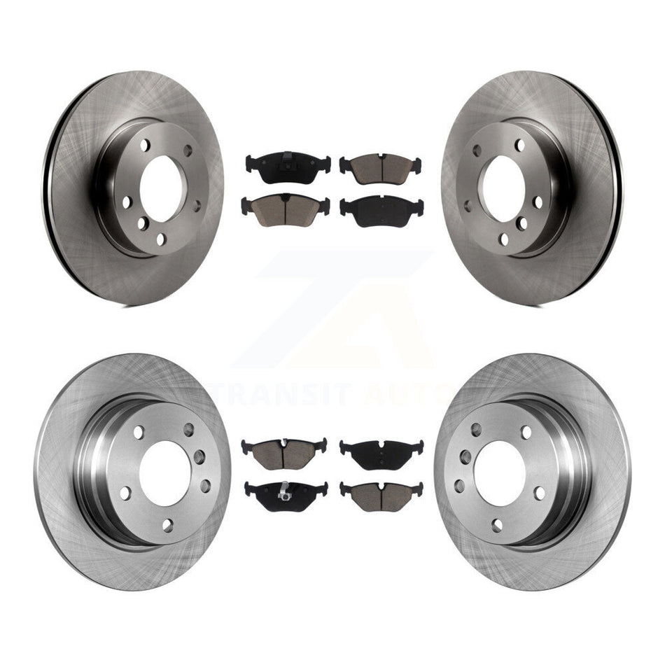 Front Rear Disc Brake Rotors And Ceramic Pads Kit For BMW 328i 318i 323is 328is 318is K8C-101578