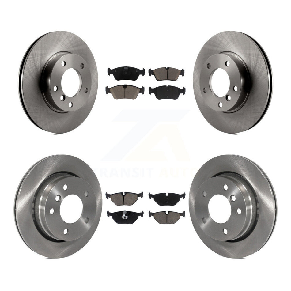 Front Rear Disc Brake Rotors And Ceramic Pads Kit For BMW 323i 323Ci 328i K8C-101579