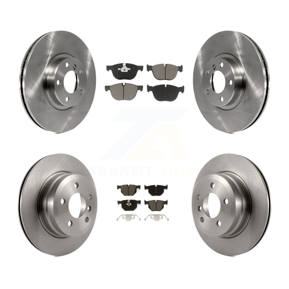 Front Rear Disc Brake Rotors And Ceramic Pads Kit For BMW X5 X6 K8C-101593