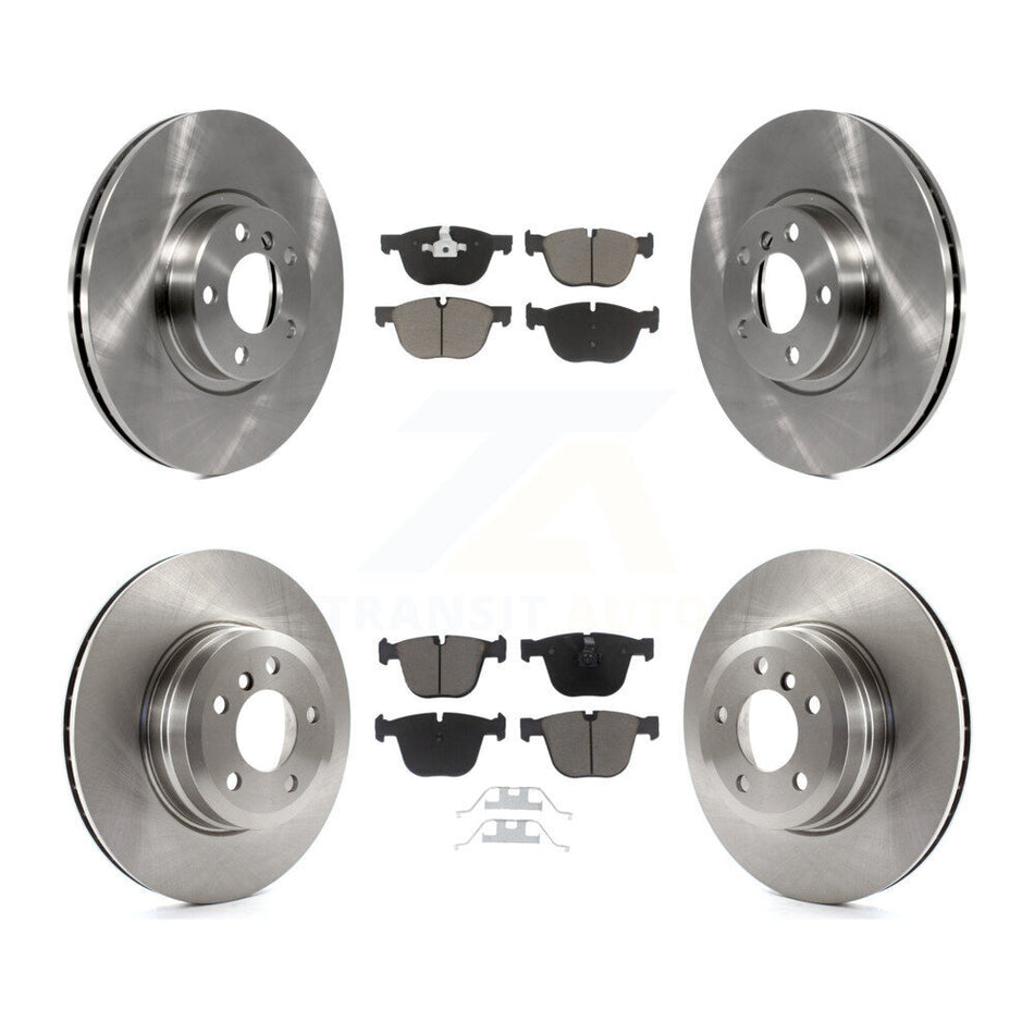 Front Rear Disc Brake Rotors And Ceramic Pads Kit For BMW X5 X6 K8C-101594
