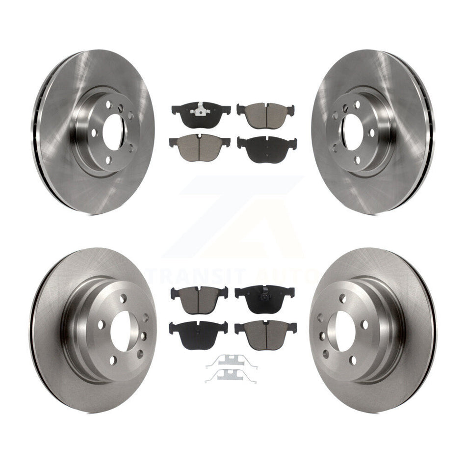 Front Rear Disc Brake Rotors And Ceramic Pads Kit For 2009 BMW X6 xDrive35i From 10 08 K8C-101595