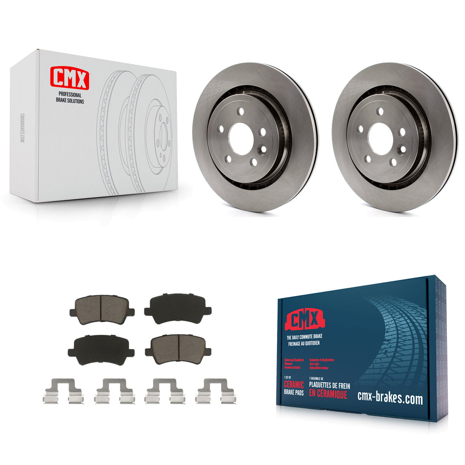 Rear Disc Brake Rotors And Ceramic Pads Kit For Volvo S60 XC70 S80 V60 V70 K8C-101632