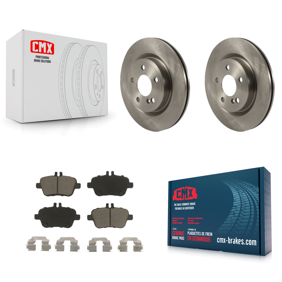 Rear Disc Brake Rotors And Ceramic Pads Kit For Mercedes-Benz GLA250 CLA250 INFINITI QX30 K8C-101644