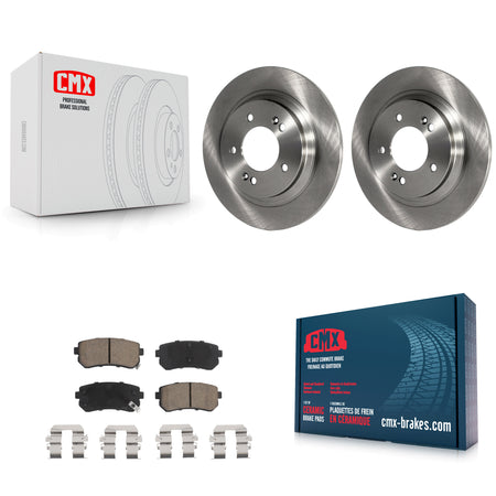 Rear Brake Rotor Ceramic Pad Kit For Kia Optima LX EX 1.6T With Electric Parking K8C-101671