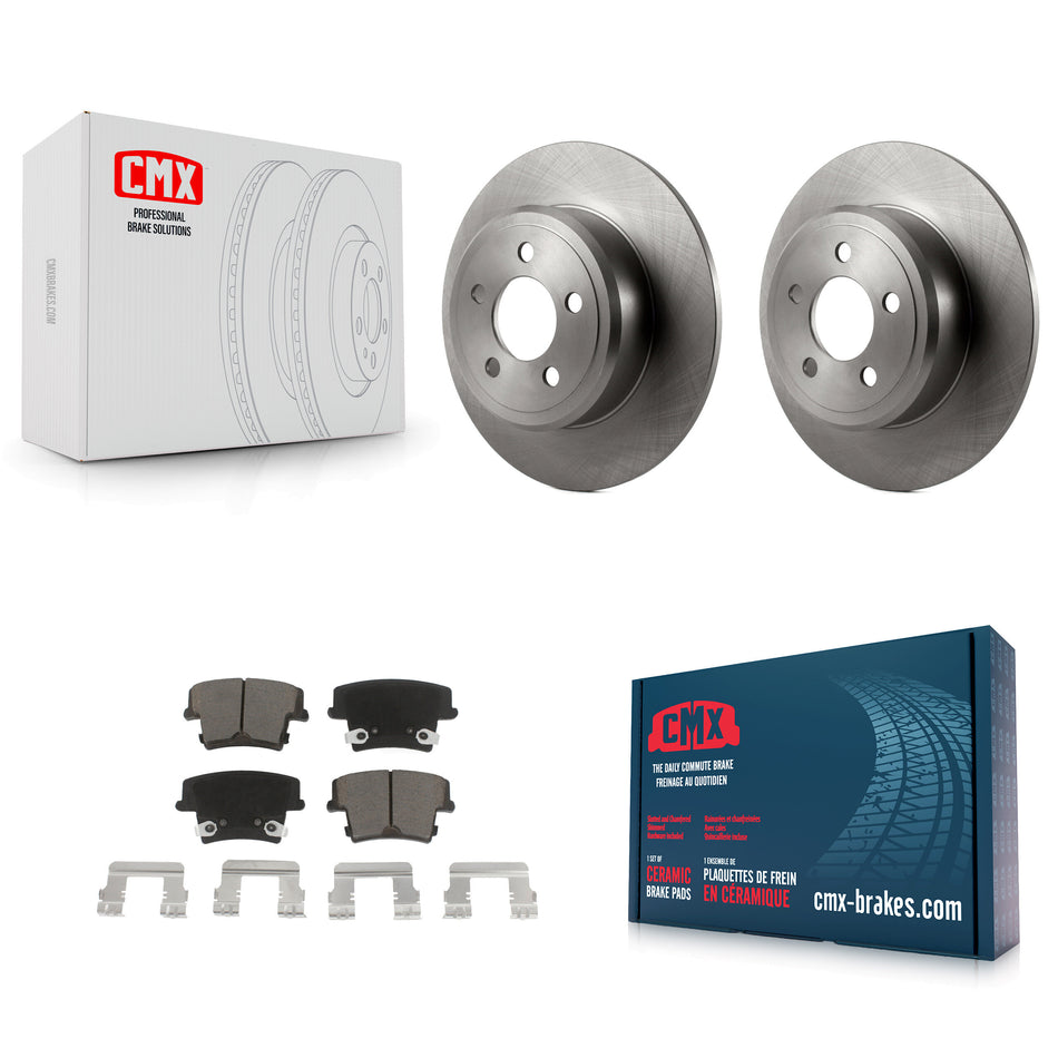 Rear Disc Brake Rotors And Ceramic Pads Kit For Dodge Charger Chrysler 300 Challenger Magnum Avenger K8C-101679
