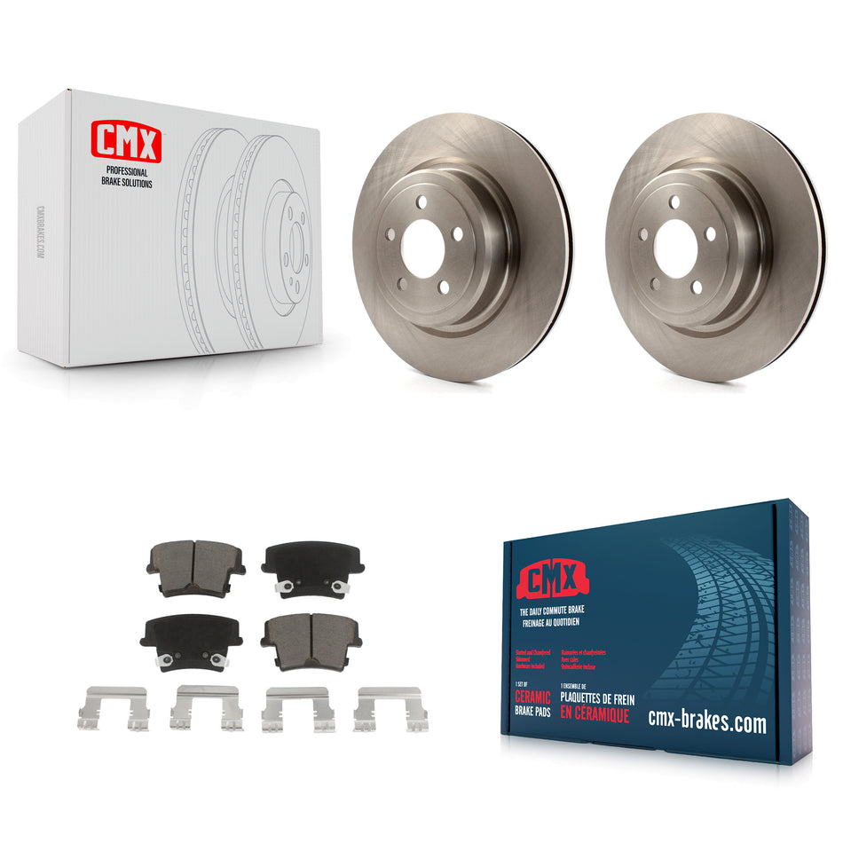 Rear Disc Brake Rotors And Ceramic Pads Kit For Dodge Charger Magnum K8C-101682
