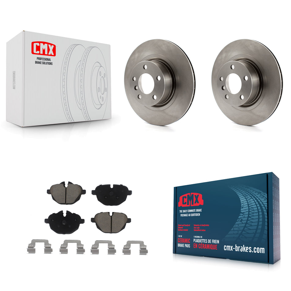 Rear Disc Brake Rotors And Ceramic Pads Kit For BMW X3 X4 K8C-101688