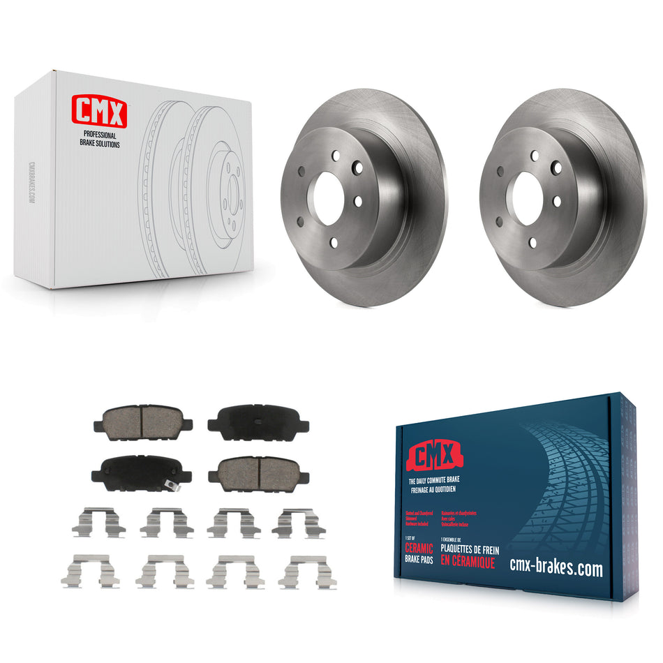 Rear Disc Brake Rotors And Ceramic Pads Kit For Nissan Altima Sentra Maxima Juke K8C-101695