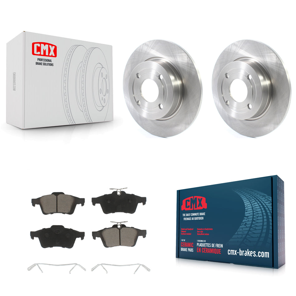 Rear Disc Brake Rotors And Ceramic Pads Kit For Ford EcoSport K8C-101739