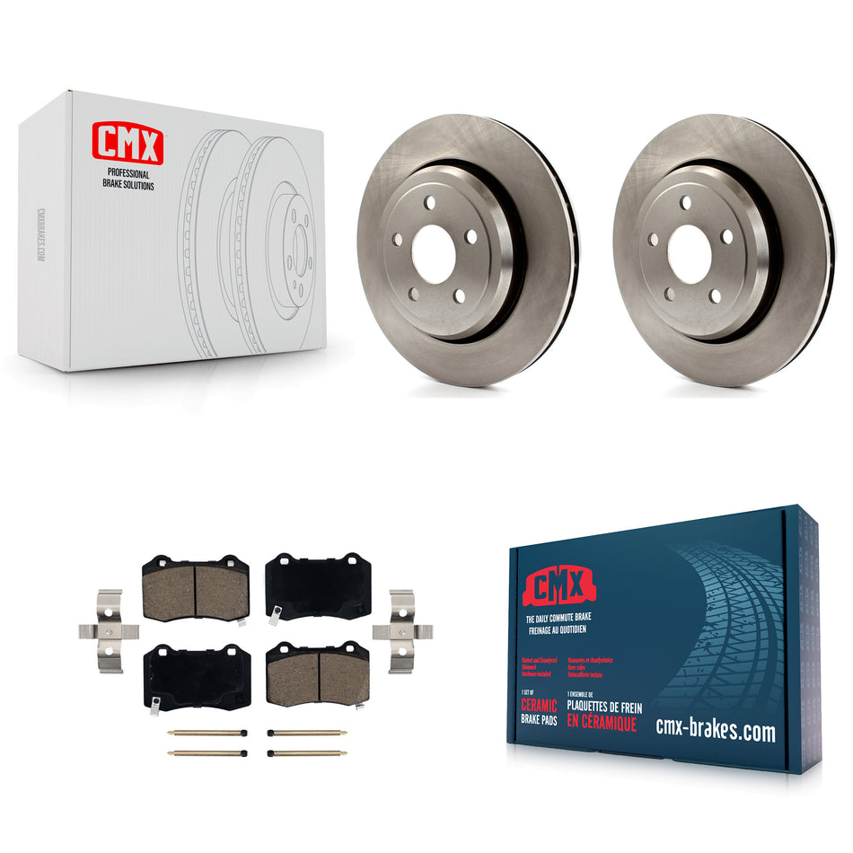 Rear Disc Brake Rotors And Ceramic Pads Kit For Jeep Grand Cherokee Dodge Durango K8C-101743