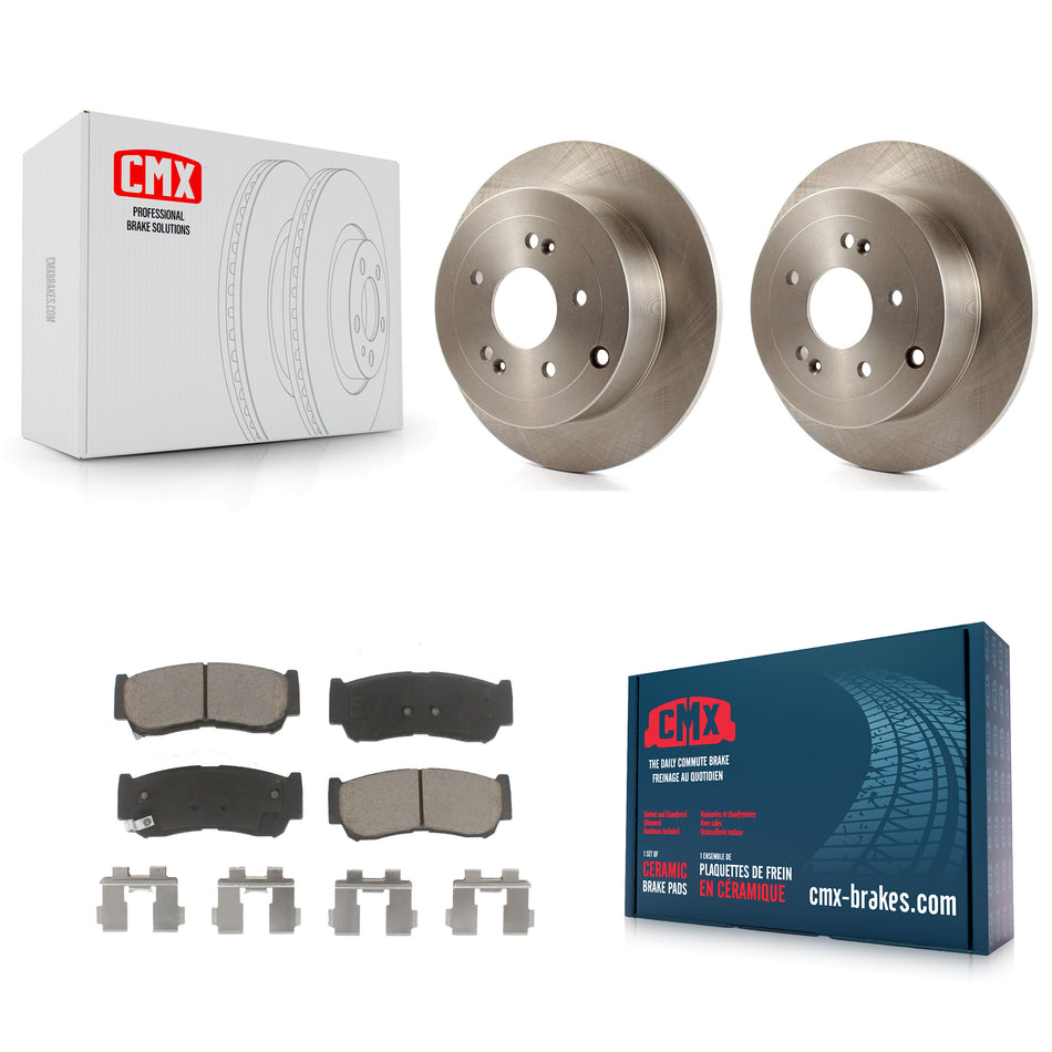 Rear Disc Brake Rotors And Ceramic Pads Kit For 2007-2009 Hyundai Santa Fe K8C-101760