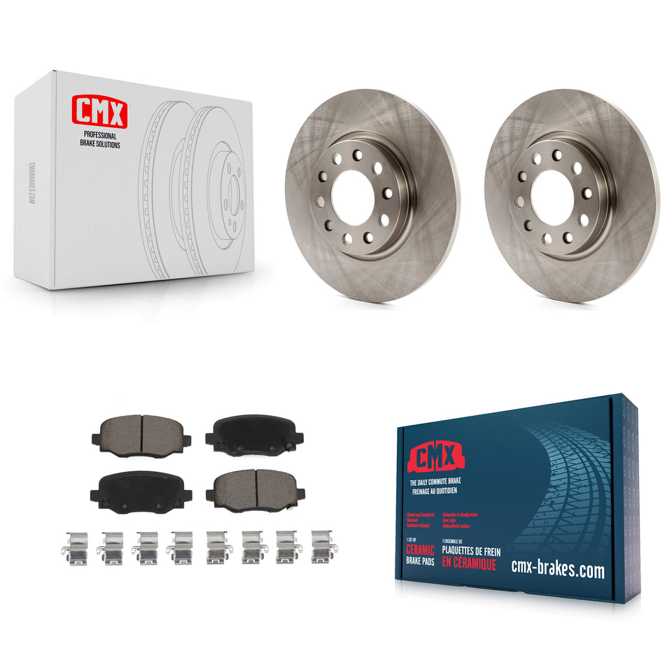 Rear Disc Brake Rotors And Ceramic Pads Kit For Jeep Cherokee Chrysler 200 K8C-101785