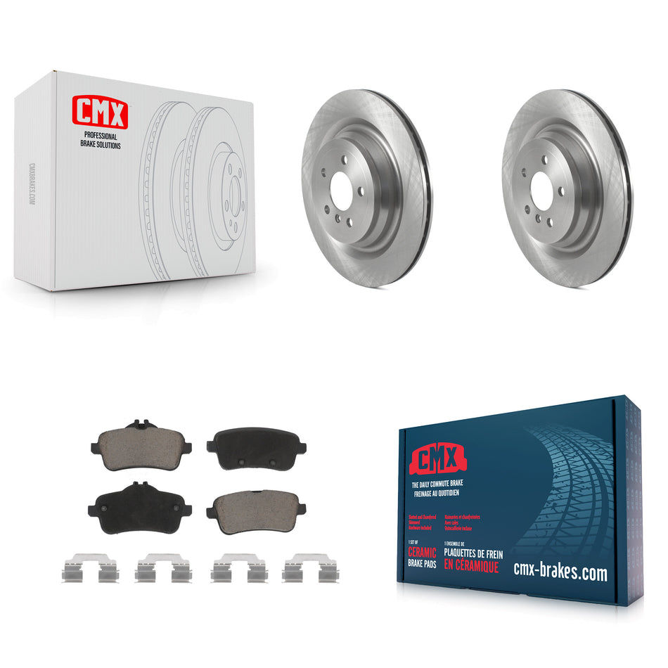 Rear Disc Brake Rotors And Ceramic Pads Kit For Mercedes-Benz GLS450 GL450 GLS550 GL350 GL550 ML400 ML250 ML63 AMG GLS350d K8C-101792
