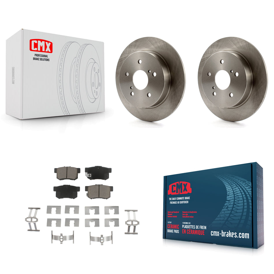 Rear Disc Brake Rotors And Ceramic Pads Kit For Suzuki SX4 Crossover K8C-101845